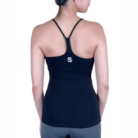 Bamboo Y Tank with Removable Bra Pads