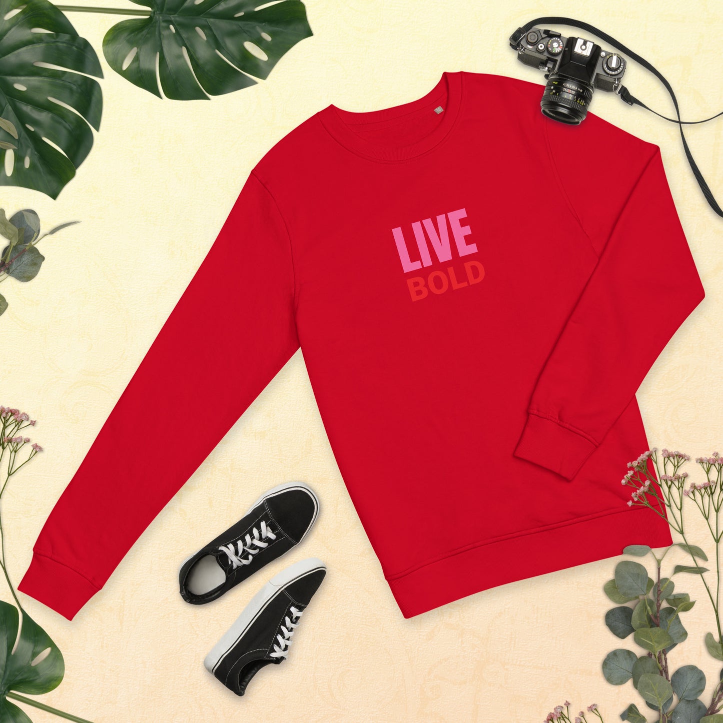 Unisex Organic Live Bold Sweatshirt