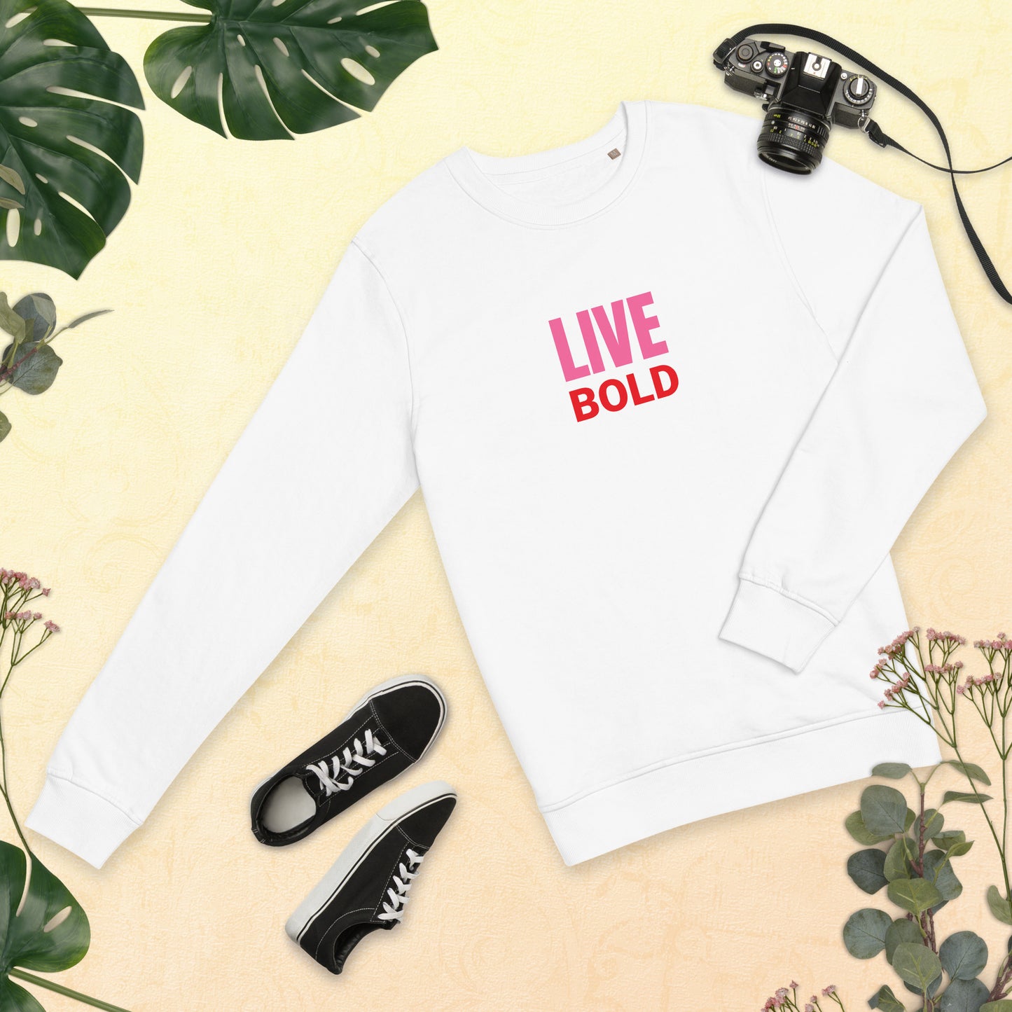 Unisex Organic Live Bold Sweatshirt